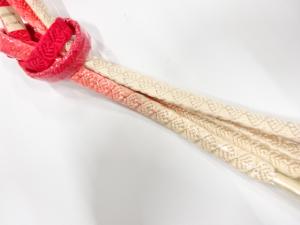 未使用品　正絹　手組帯締め